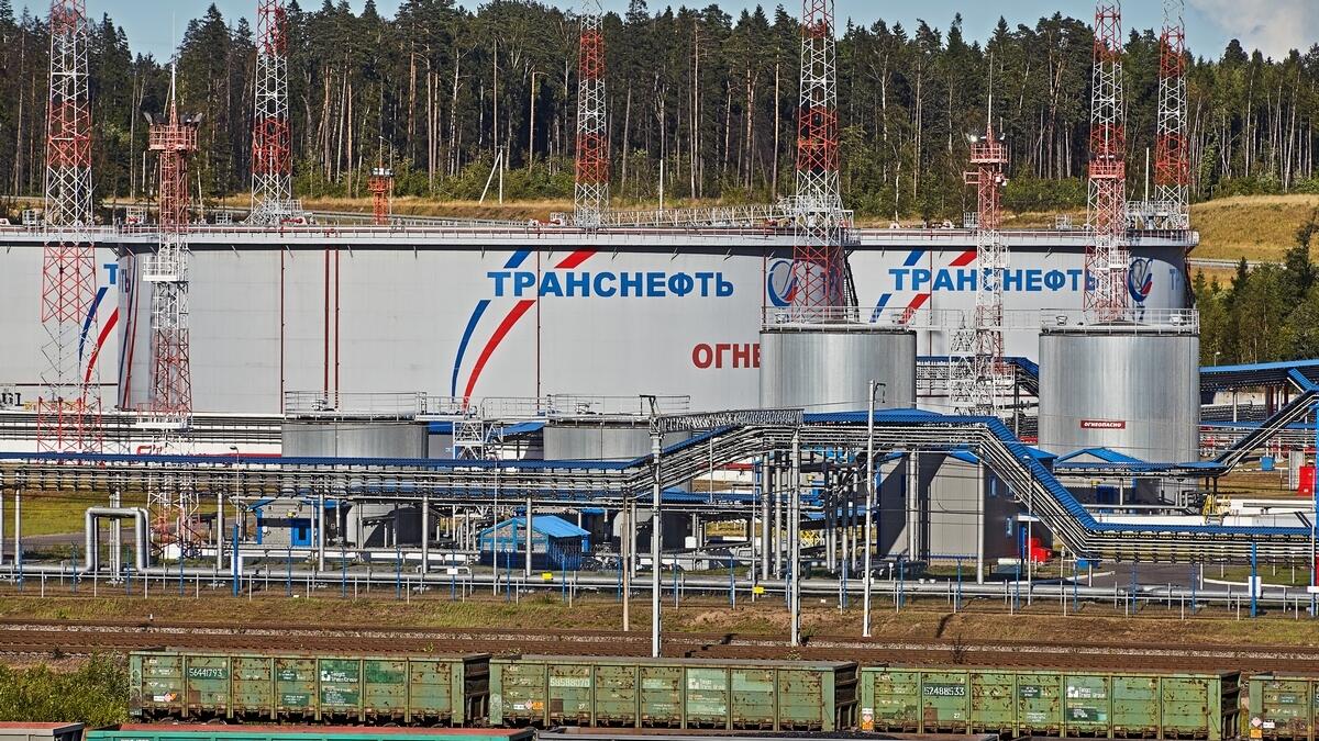 he Transneft Ust Luga in St Petersburg. Despite the oil price crash, Russia refuses to budge as it claims it can withstand lower prices for a decade.