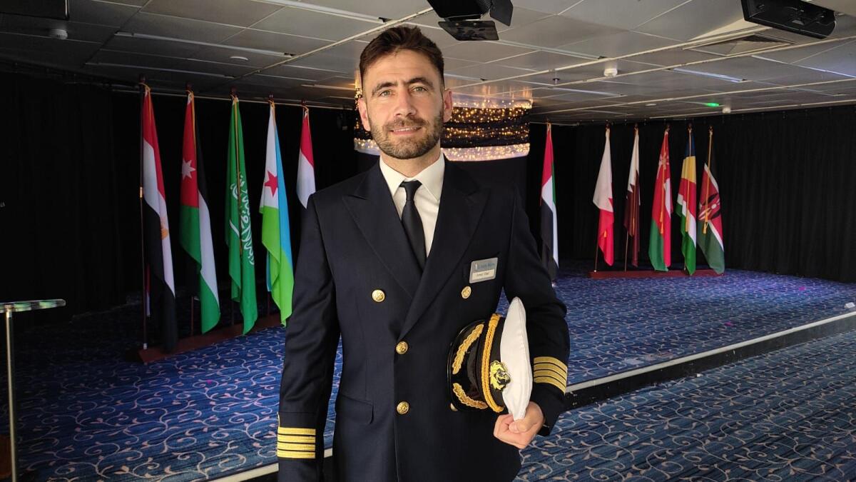 Ship captain Ionut Vlad.