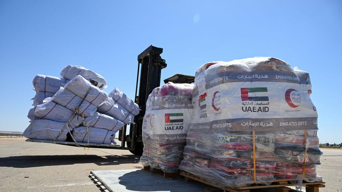 UAE's aid packages to Libya. — Wam