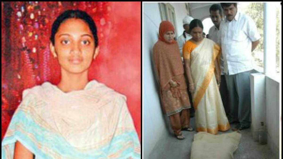 ayesha meera rape, murder, andhra pradesh, body exhumed