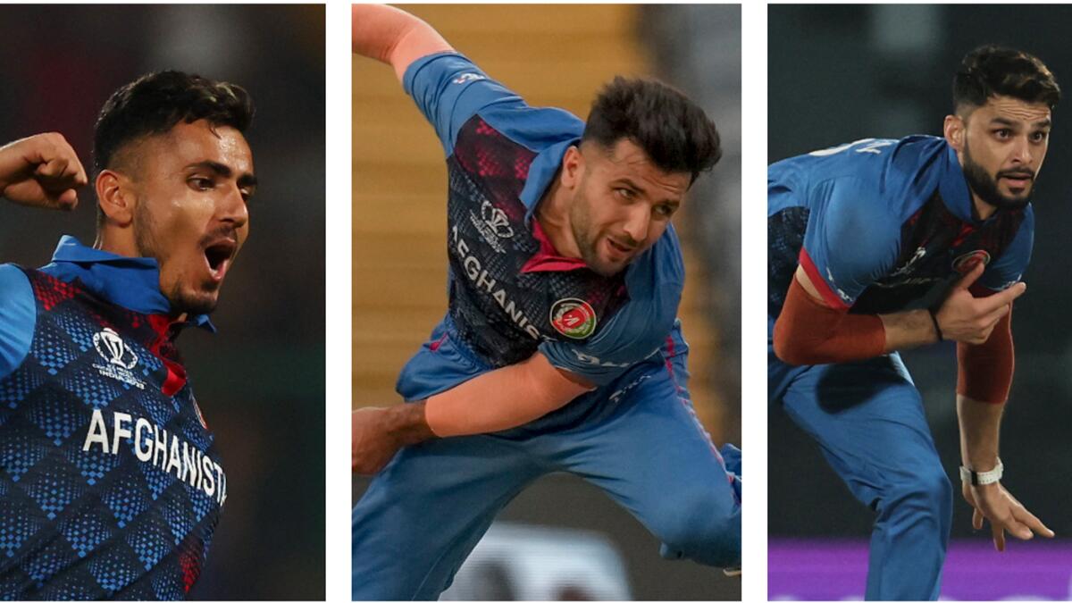 From left: The players had asked the Afghanistan Cricket Board to be released from central contracts and grant permission to play in leagues abroad. Photos: File