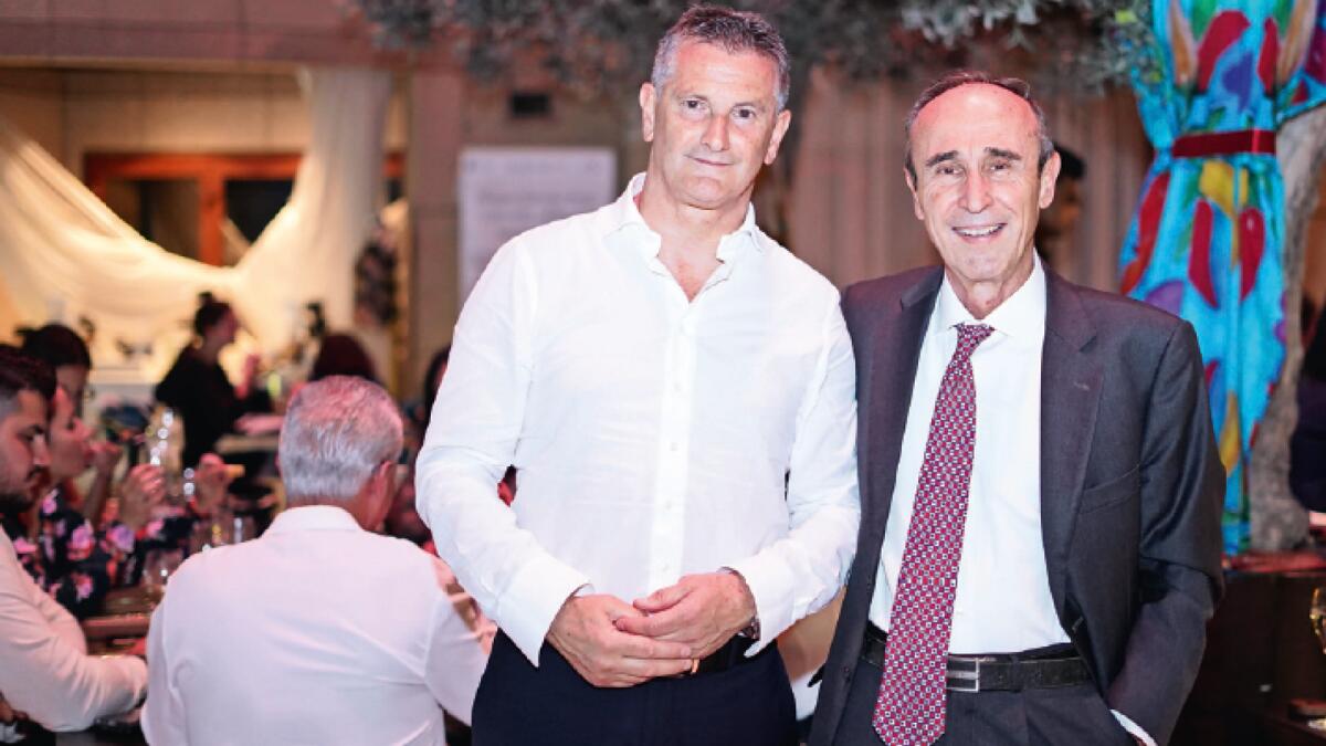 Bruno Calvetta with Stefano Campagna, President of IIC in the UAE.
