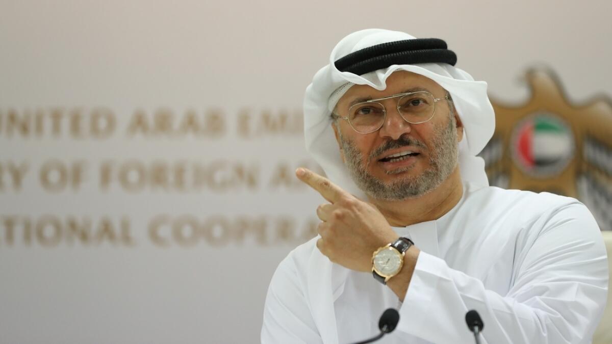 Dr Anwar Gargash, the UAE Minister of State for Foreign Affairs.- AFP