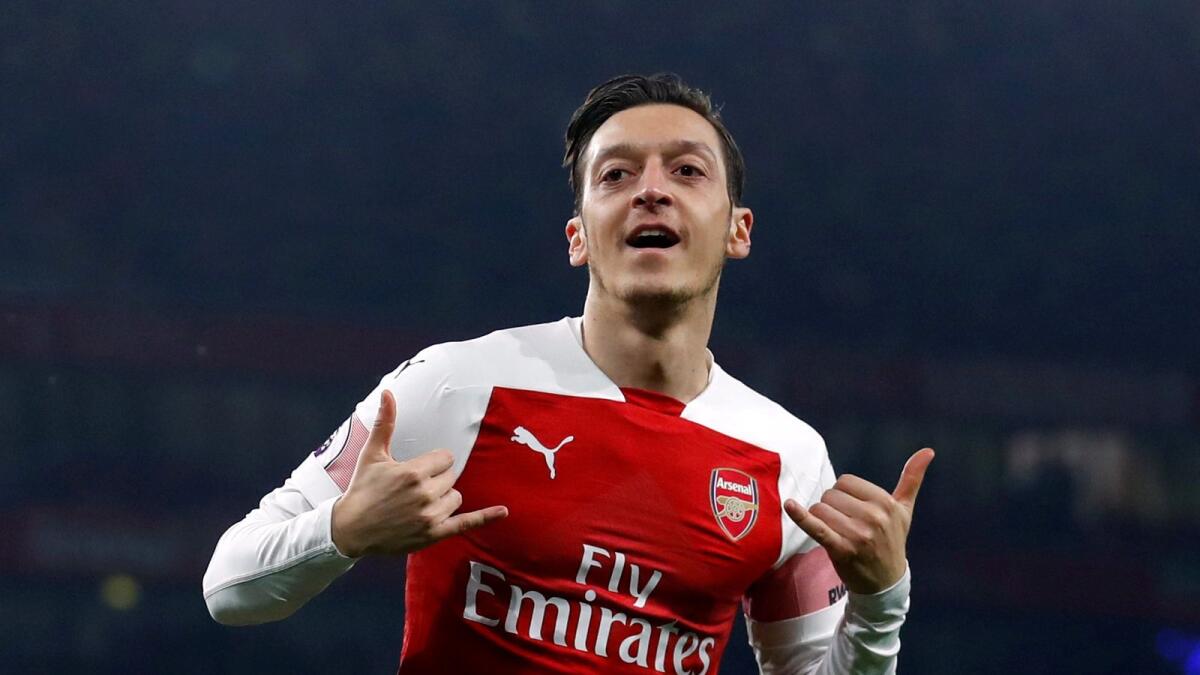 Mesut Ozil is set to leave Arsenal. — Reuters