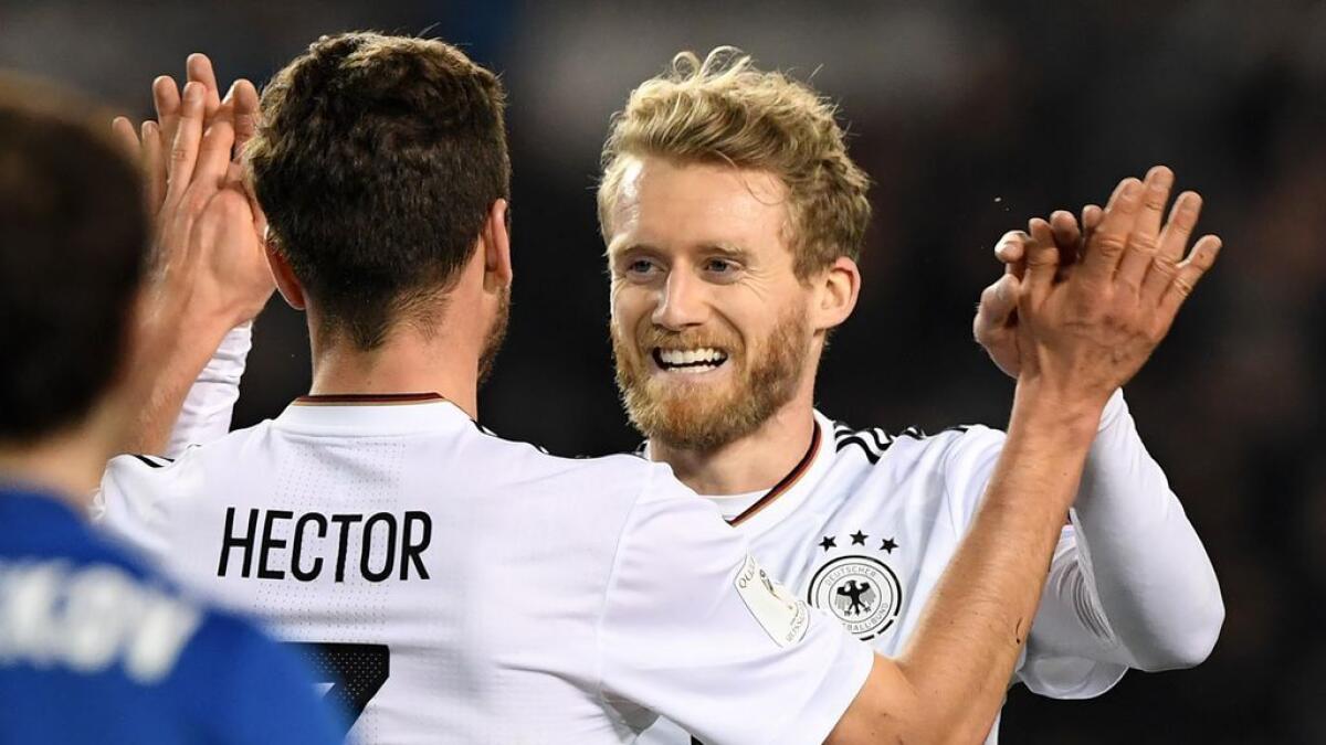 Schuerrle nets twice for five-star Germany