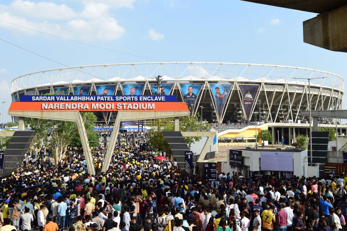 The Narendra Modi Stadium in Ahmedabad. — AFP