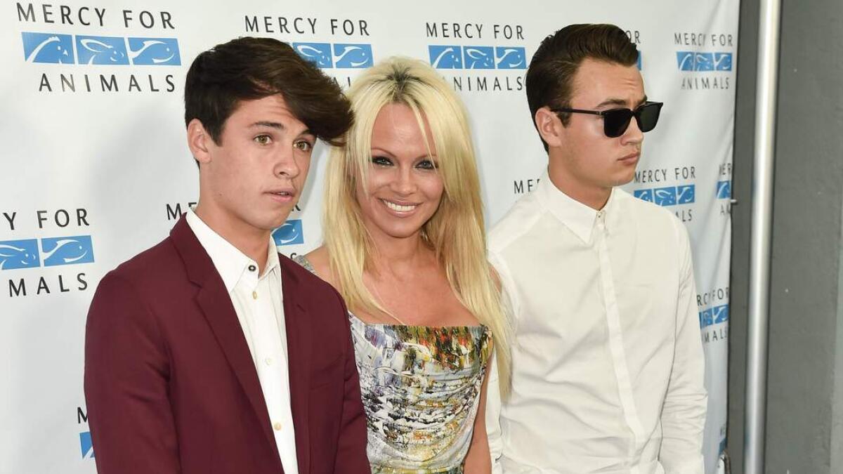 Pamela Anderson strict with kids