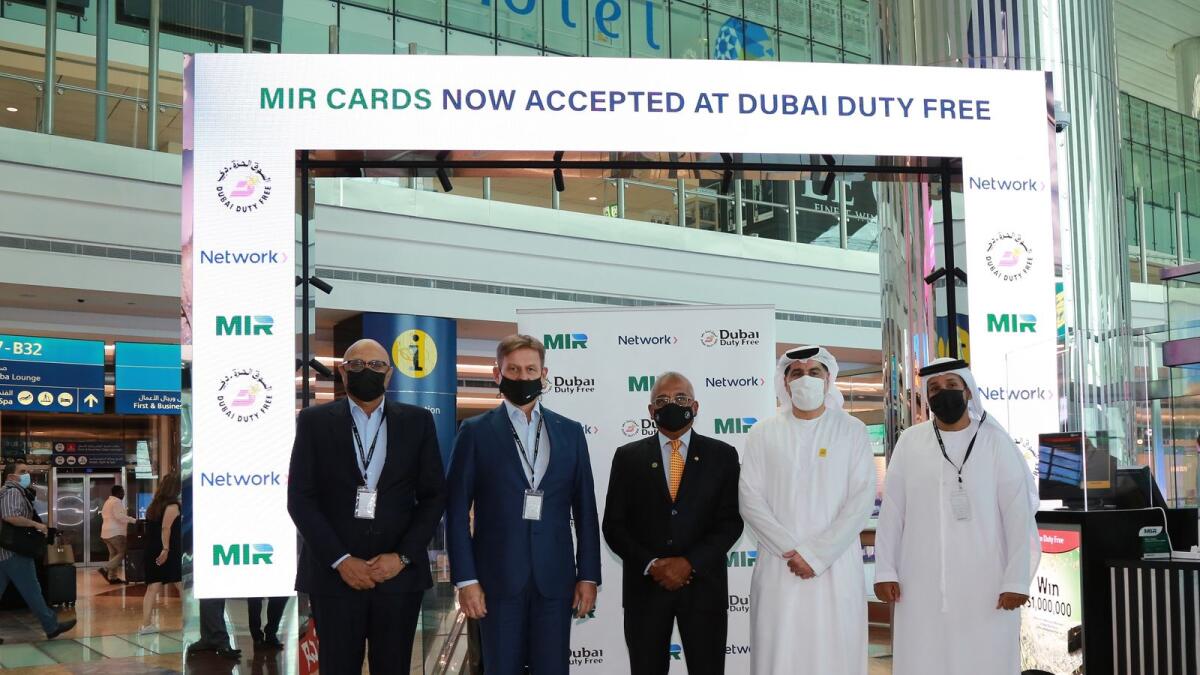 To mark the announcement, a launch ceremony was held earlier this week at Dubai Duty Free in Concourse B of Dubai International Airport in the presence of Network International, MIR and Dubai Duty Free officials. — Supplied photo