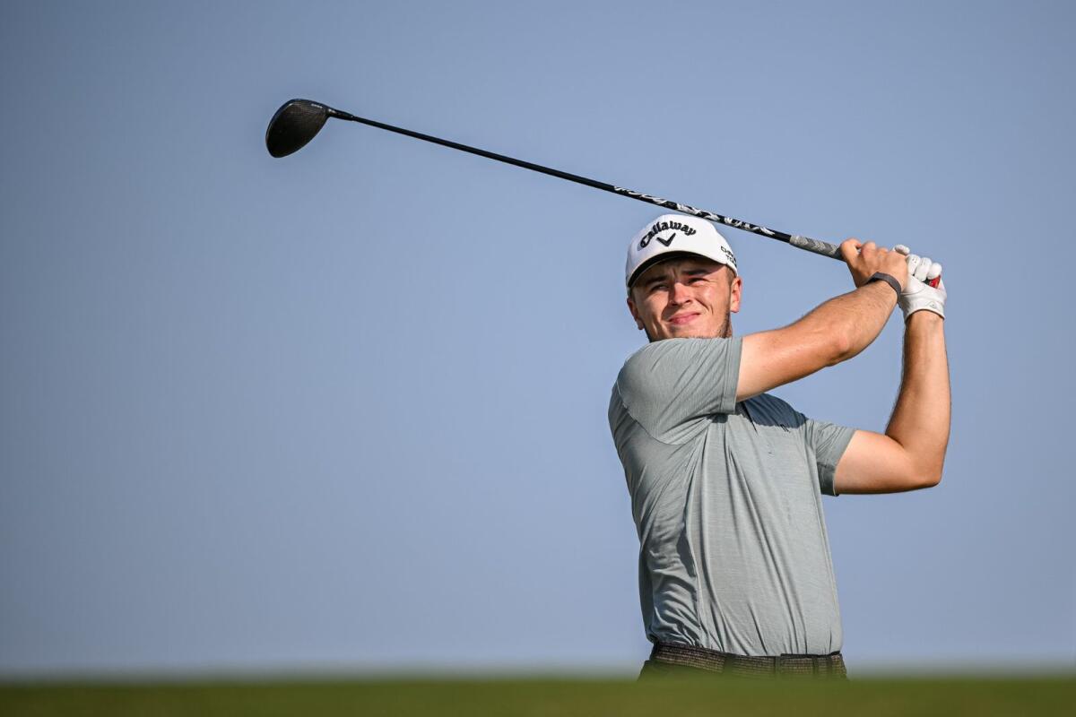 n: Joshua Berry (Eng) leader by two shots in the Challenge Tour event at Saadiyat Beach Golf Club. - Supplied photo