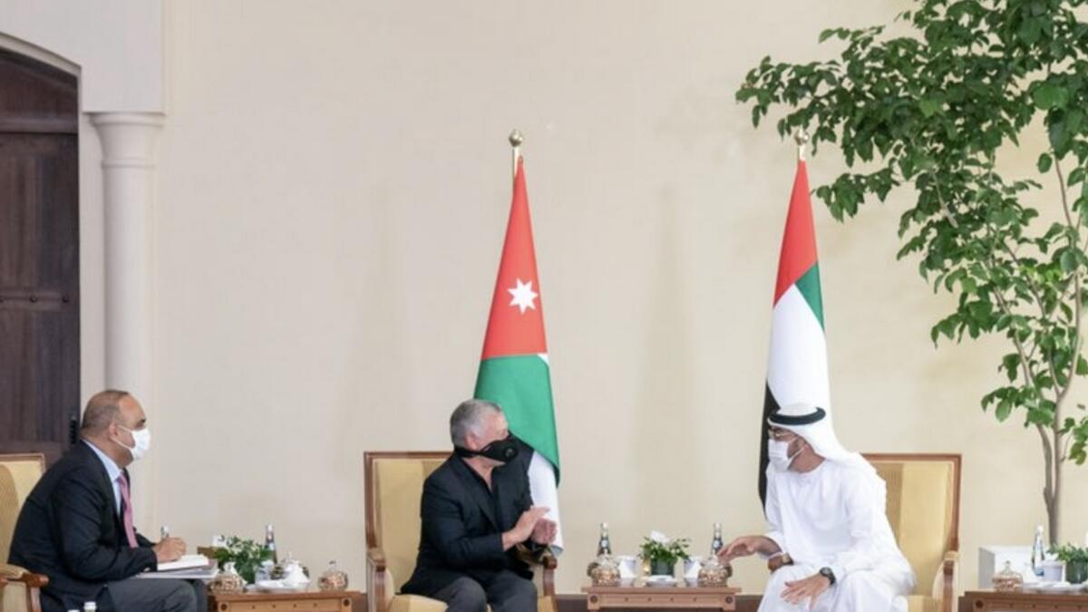 Sheikh Mohamed, welcomes, Jordan king, second home, UAE