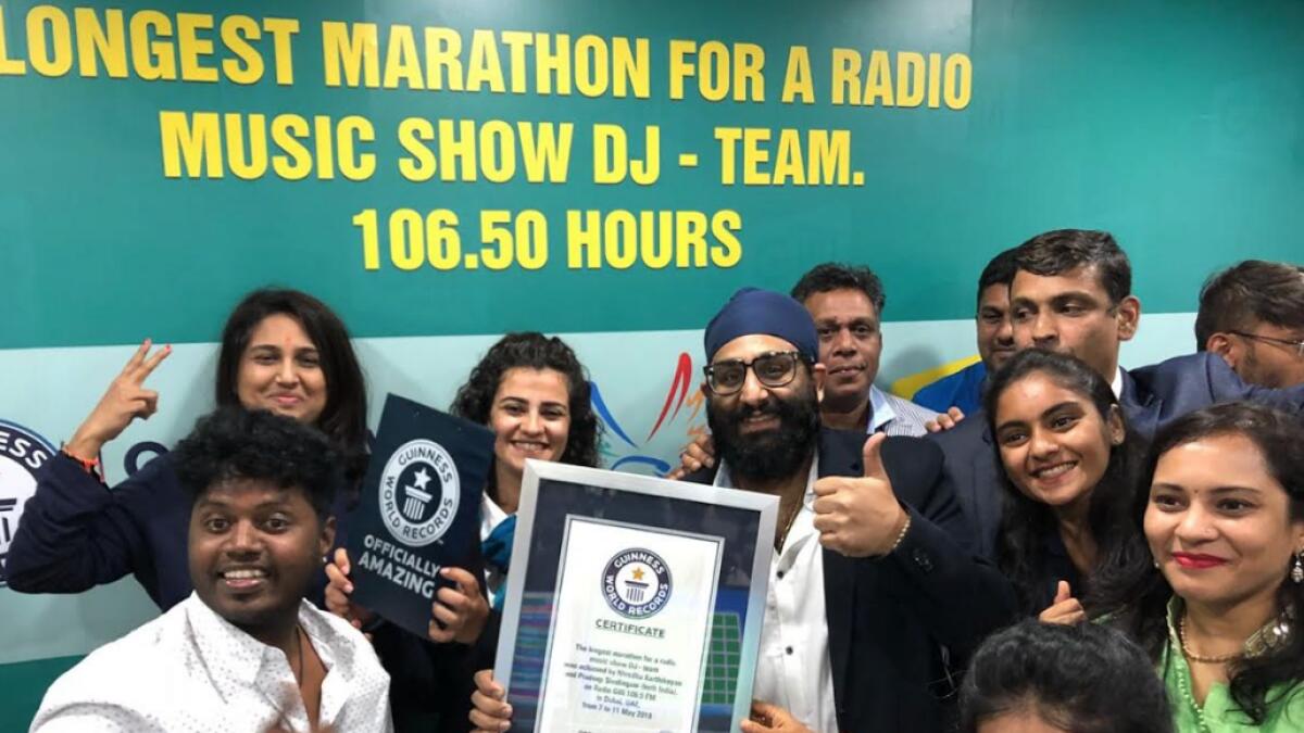 Radio Gilli 106.5FM breaks Guinness World Record in Dubai