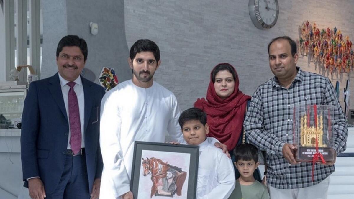 In a video WION tweeted, that was curated by Khaleej Times later, the little boy can be seen saying that the Dubai Crown Prince’s “adventurous streak and his humble demeanour are what inspire him”.
