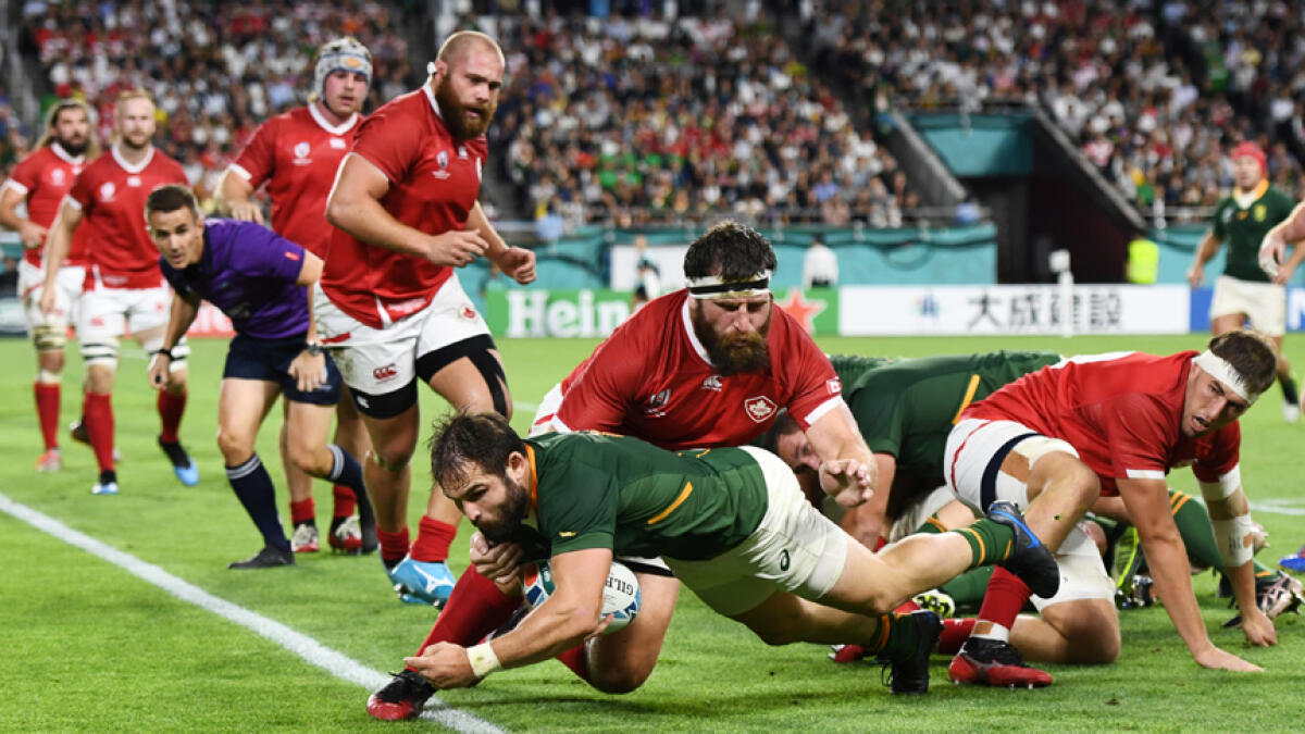 Springboks overwhelm Canada to storm into World Cup quarters