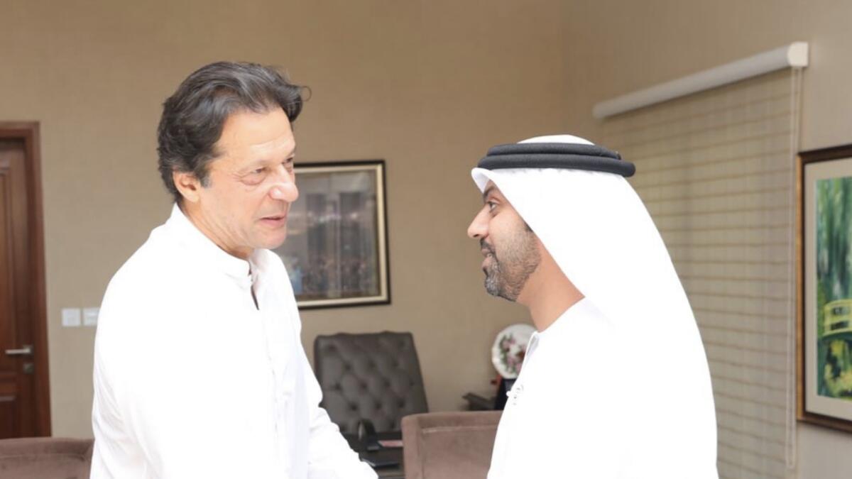 Photos: UAE ambassador meets Imran Khan after Pakistan election victory