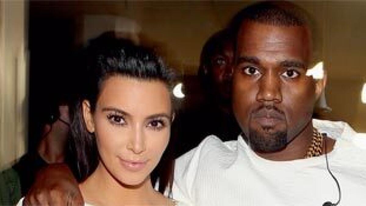 When Kanye West first proposed to Kim Kardashian