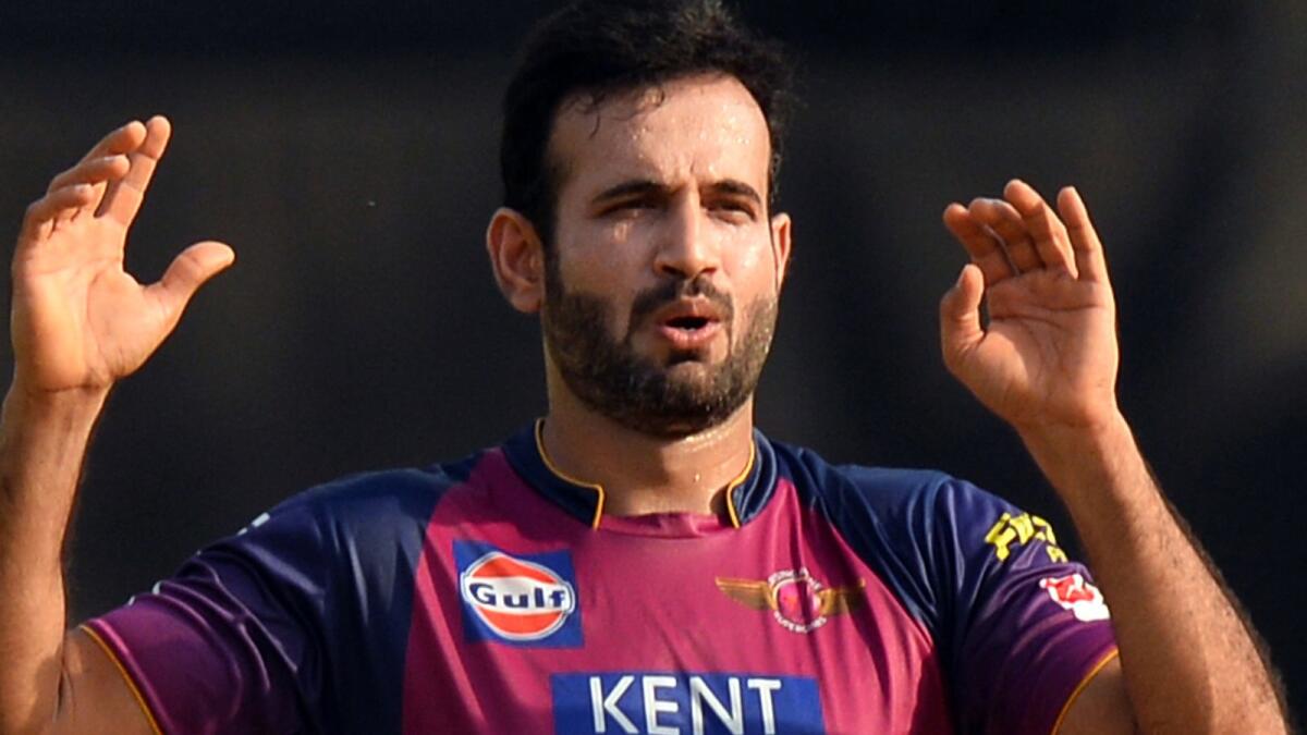 Irfan Pathan vows to help young  players.— AFP