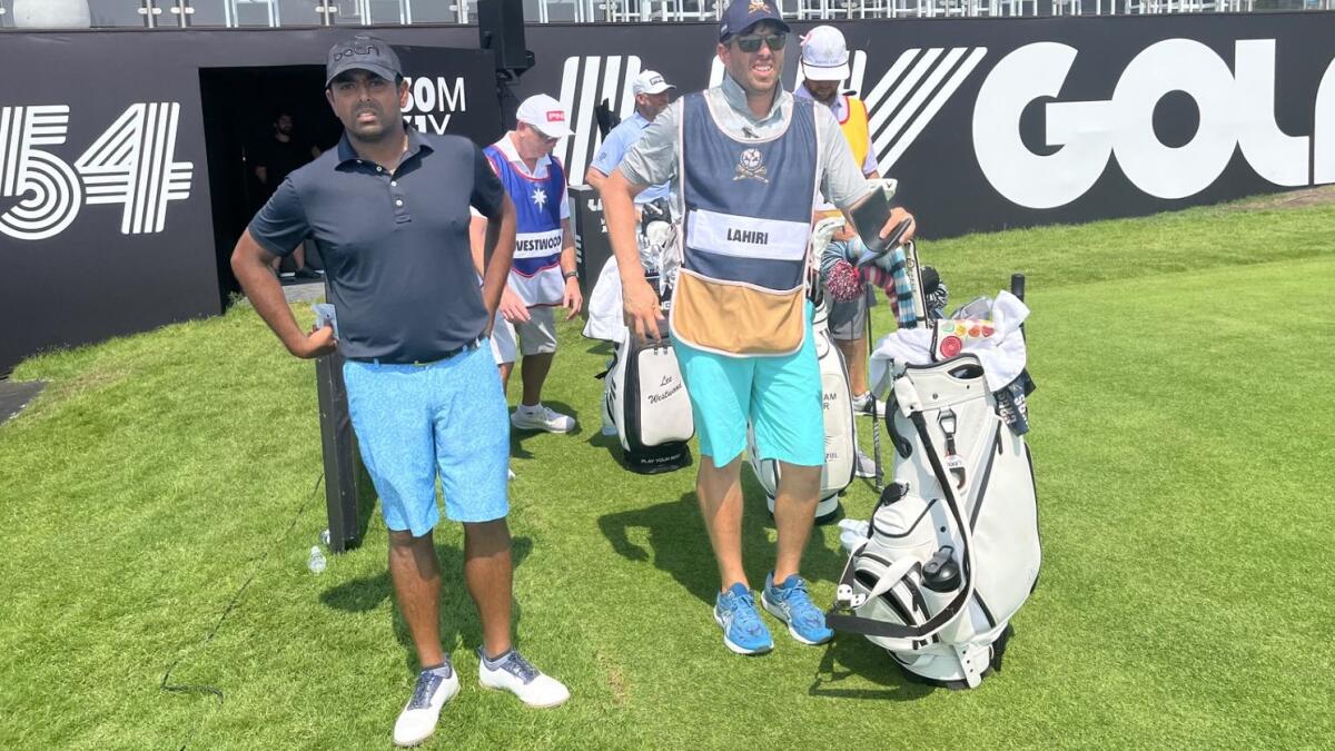 Anirban Lahiri playing on the LIV Golf Tour recently at Royal Greens Golf &amp; Country Club in Saudi Arabia. - Supplied photo