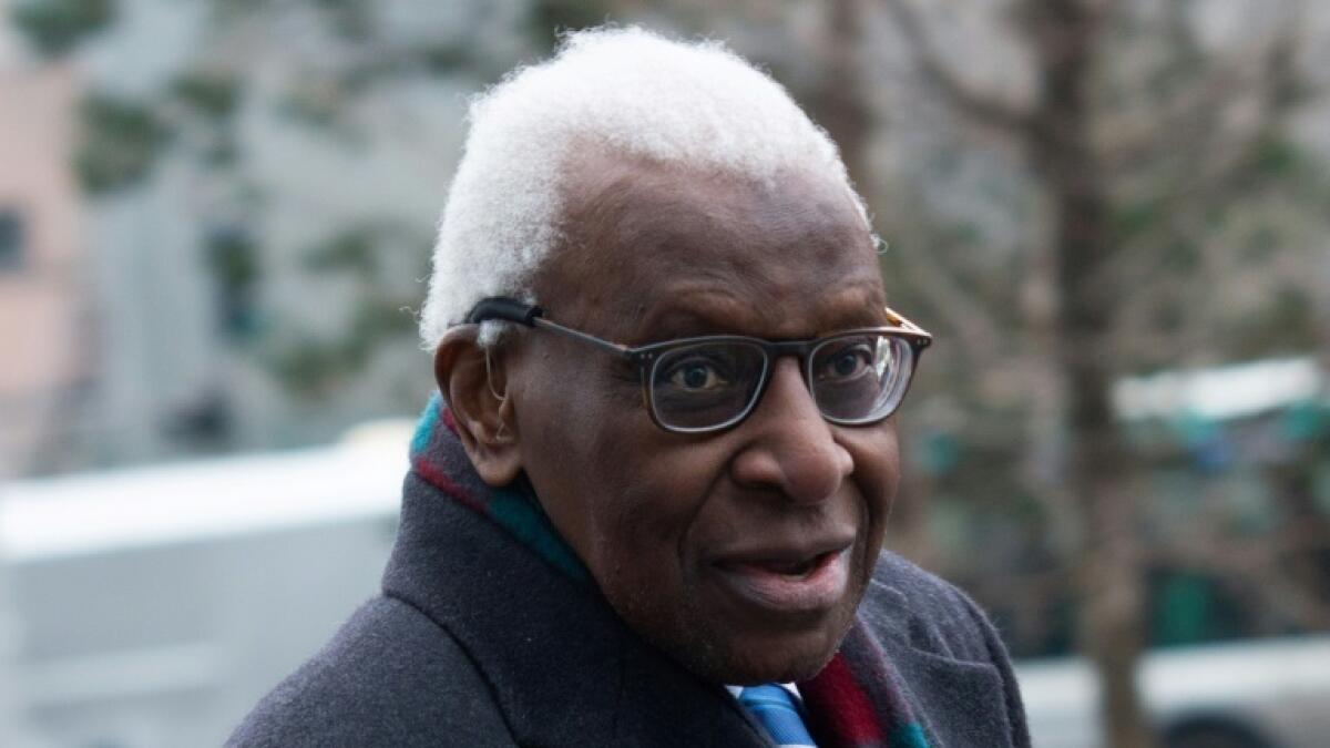 Lamine Diack was IAAF president for 16 years. - AFP file