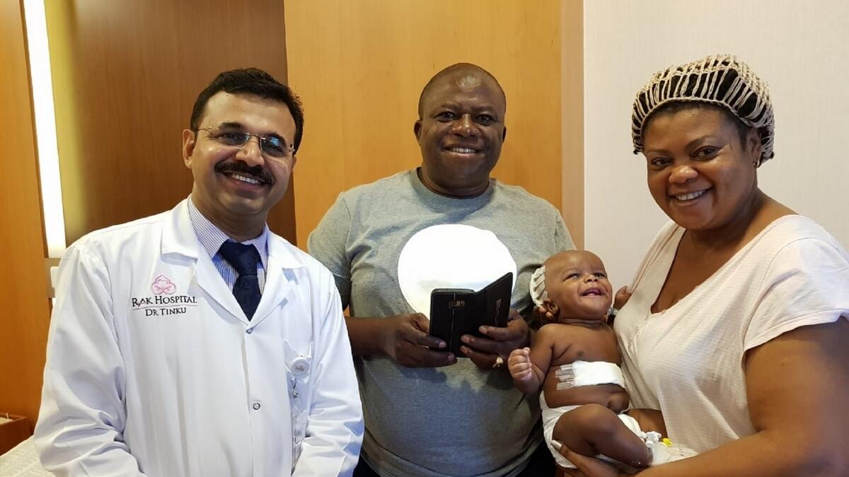 Smile is back on 4-month-olds face, thanks to RAK doctors