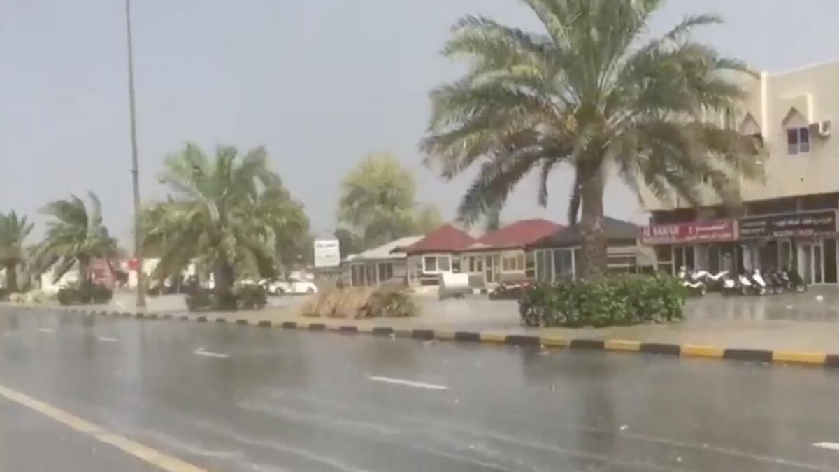 Ramadan blessing: Heavy rain hits parts of UAE