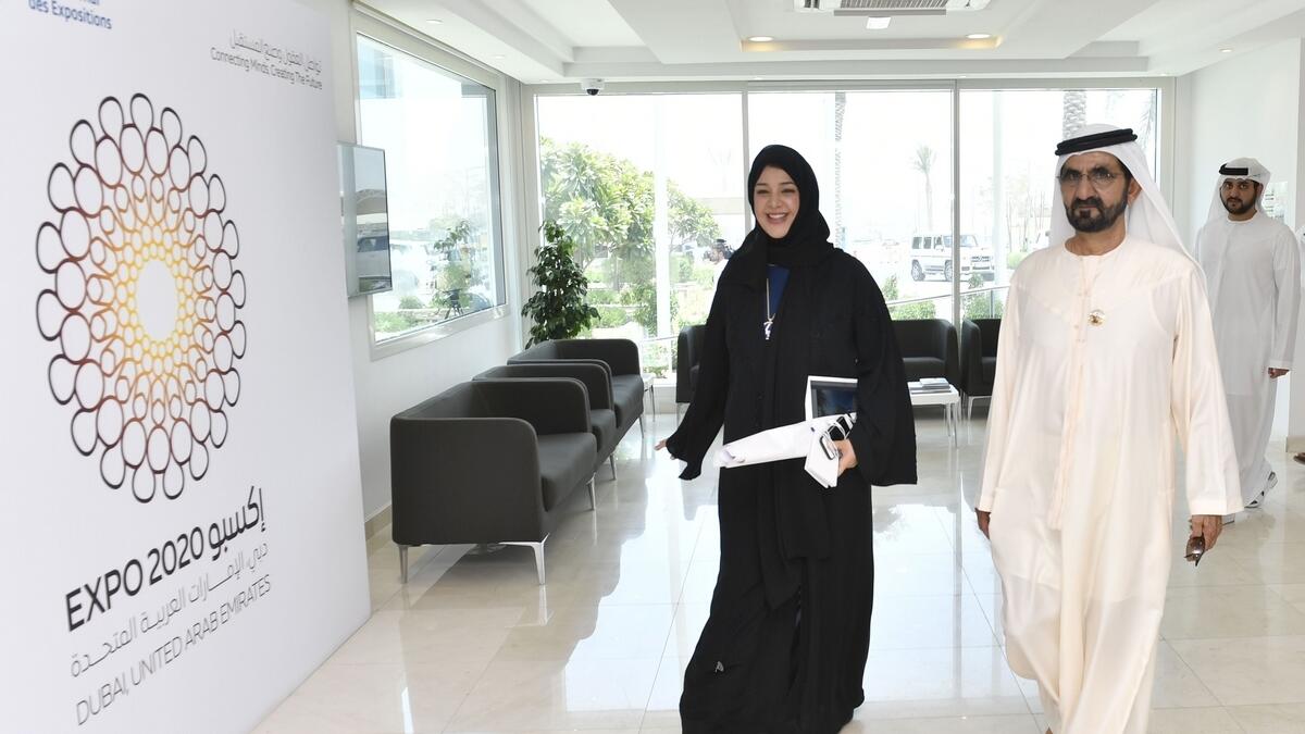 Sheikh Mohammed visits Expo 2020 Dubai site