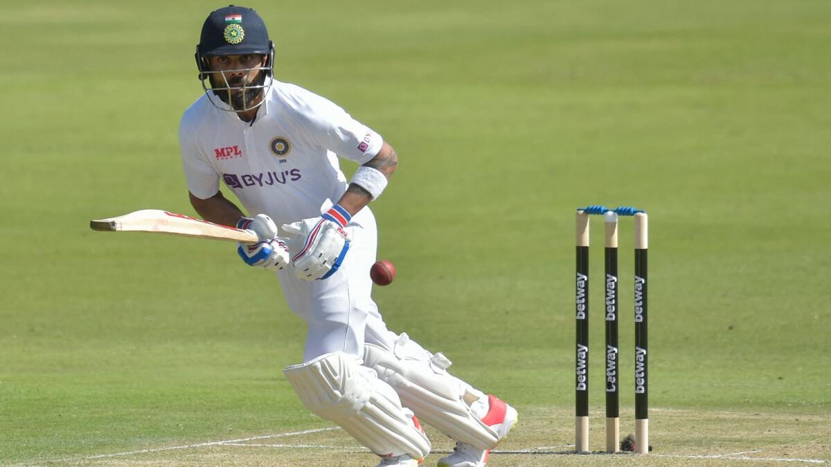 India's Virat Kohli scored 35 and 18 in the first Test against South Africa. (AFP)