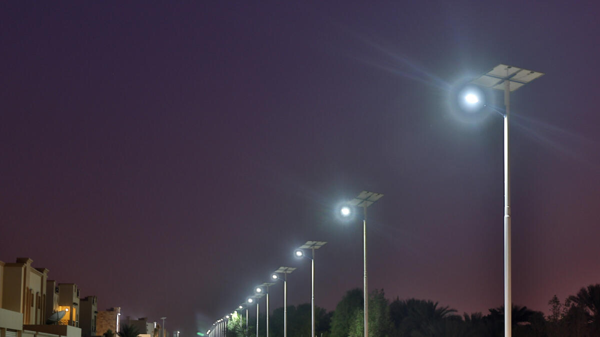 Sharjahs first solar street initiative lights up 20km roads