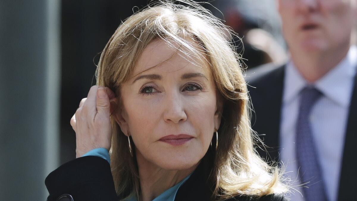 Actress, Felicity Huffman, gets, two weeks, jail, US, college admissions scandal 