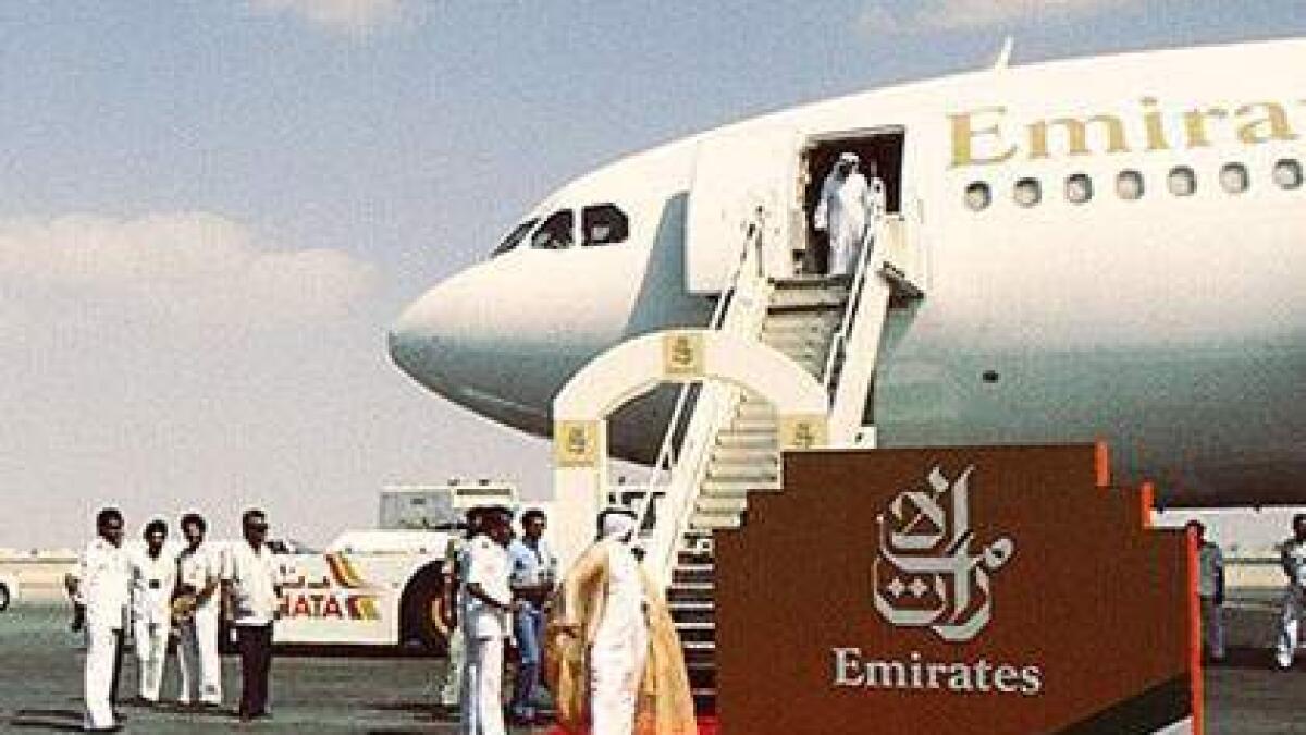 On board Emirates flight that charted a course to history