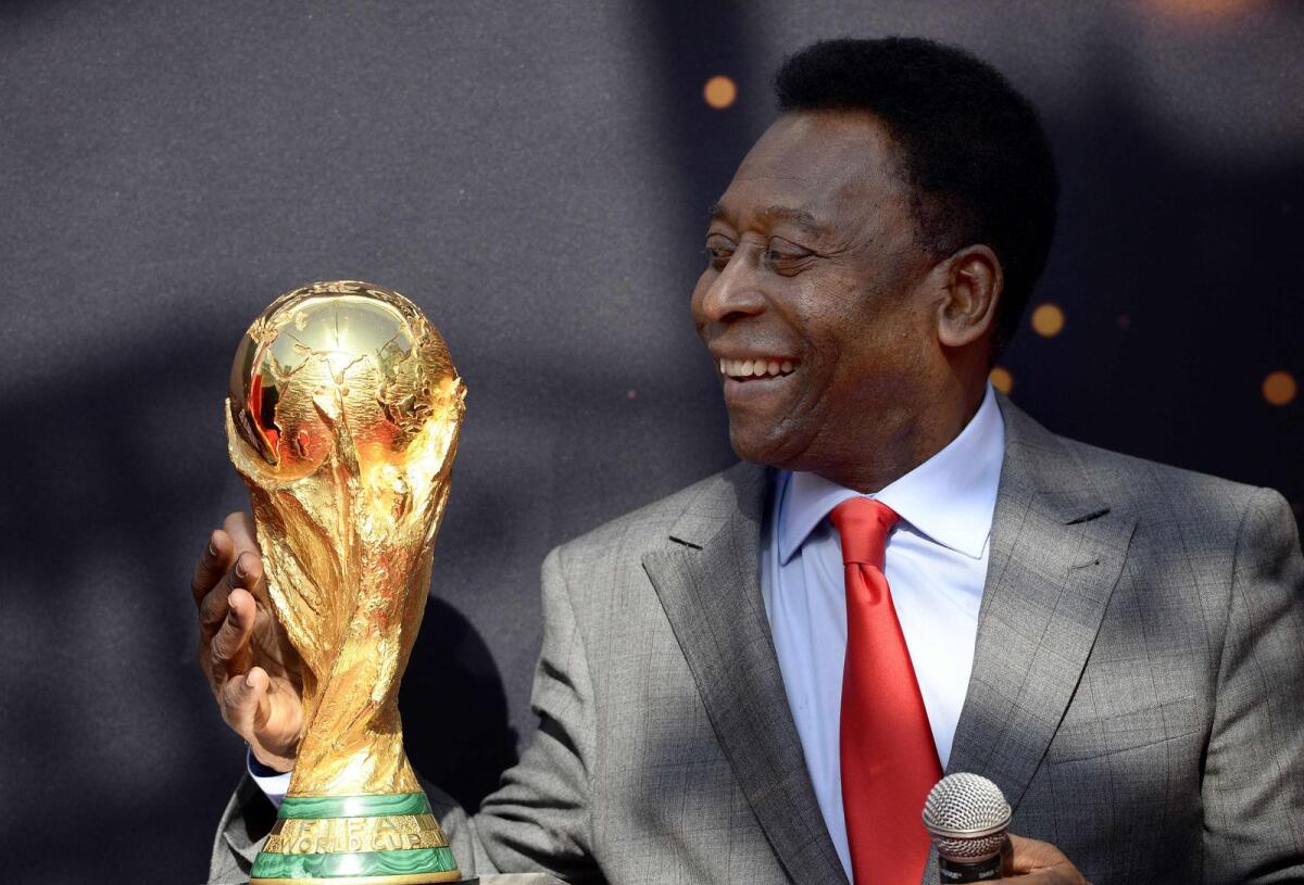 Brazilian football legend Pele. — AFP file