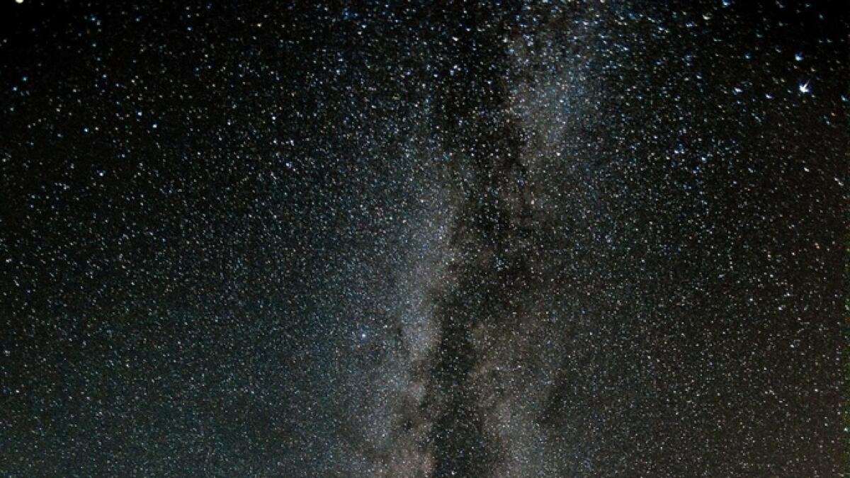 The Milky Way photographed in Abu Dhabi. Photo: Neeraj Murali