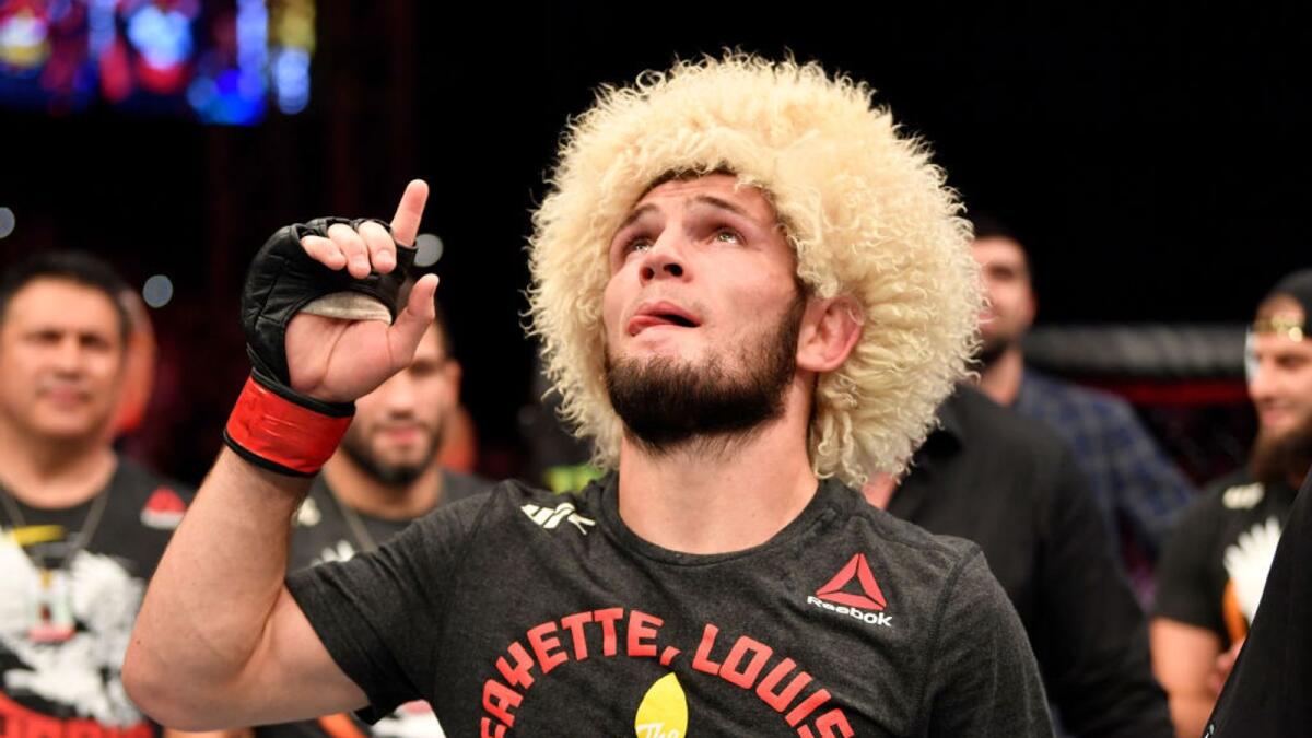 Dana White hopes Khabib Nurmagomedov will be back in the octagon to fulfil his late father’s wish to go 30-0 and then quit the sport. — Supplied photo