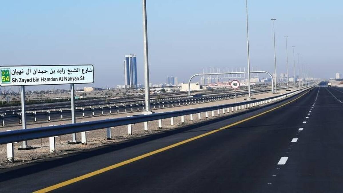 Sheikh Zayed bin Hamdan Al Nahyan Street-Speed limit (100km/hr), Radar control (121km/hr)-Supplied photo