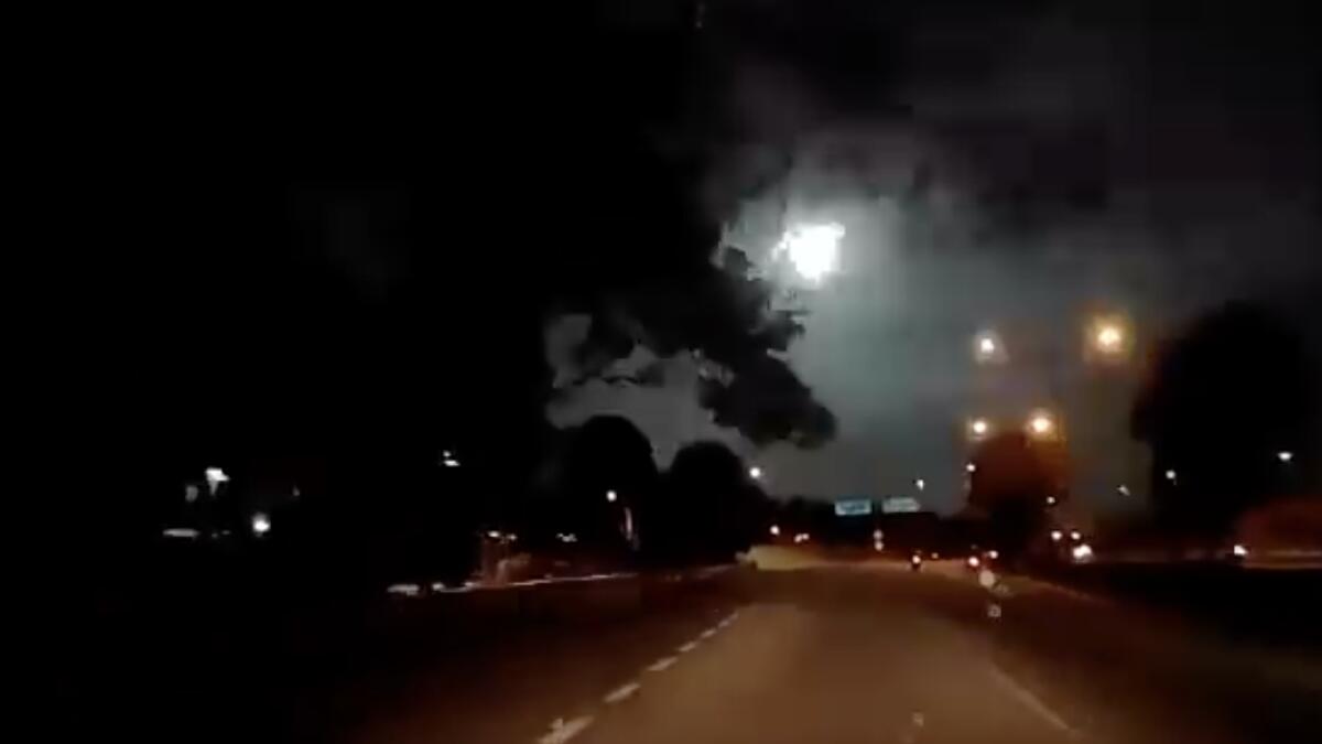 singapore, fireball in sky, meteor
