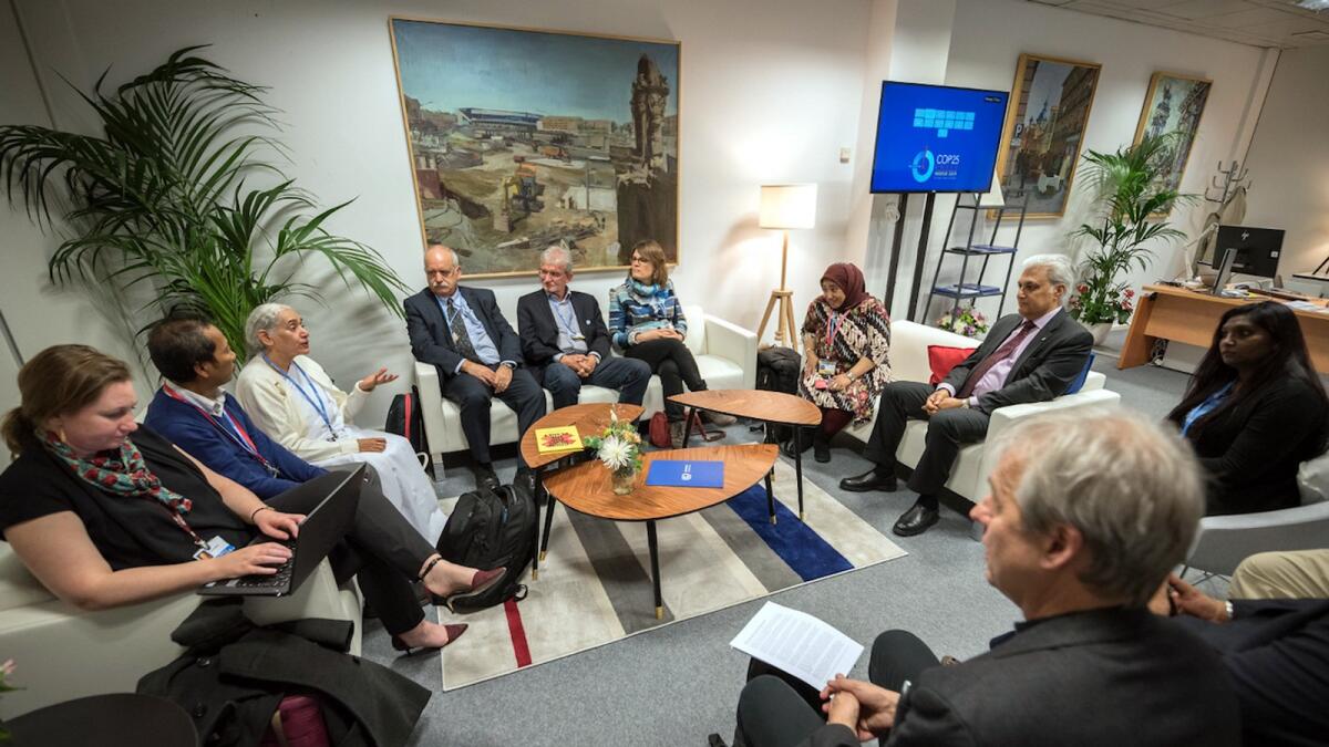 Meeting with Ovais Sarmad, deputy executive secretary of UNFCCC at COP25 2019