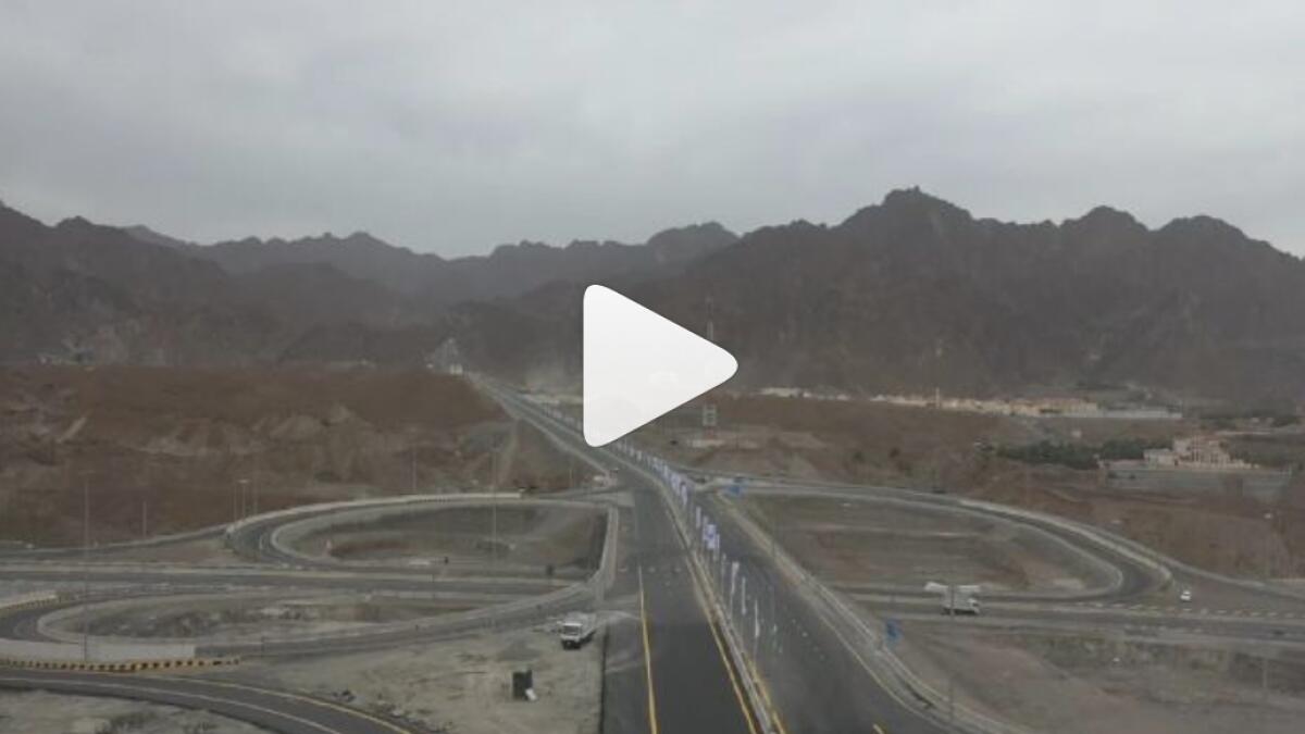 Video: Sharjah Ruler takes drive down new Khor Fakkan highway 