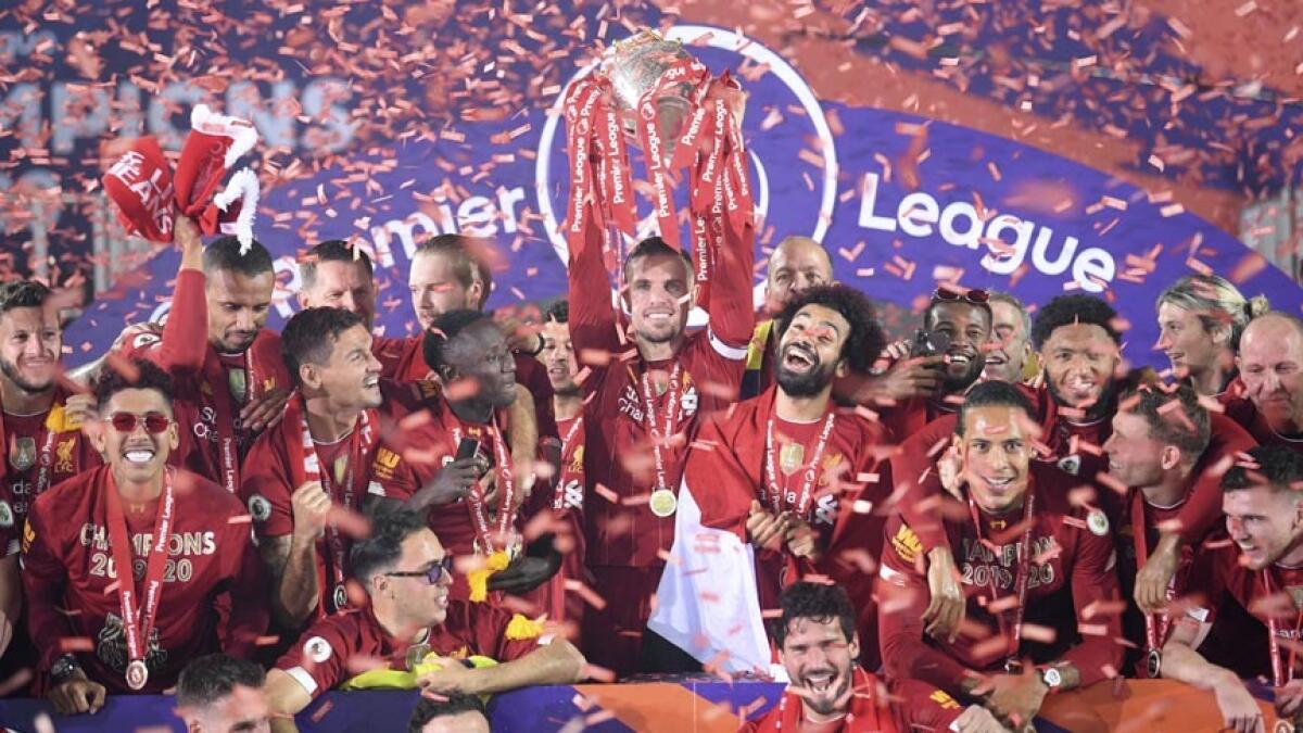 Liverpool will reportedly receive a record £175 million payout for winning the Premier League. - AP