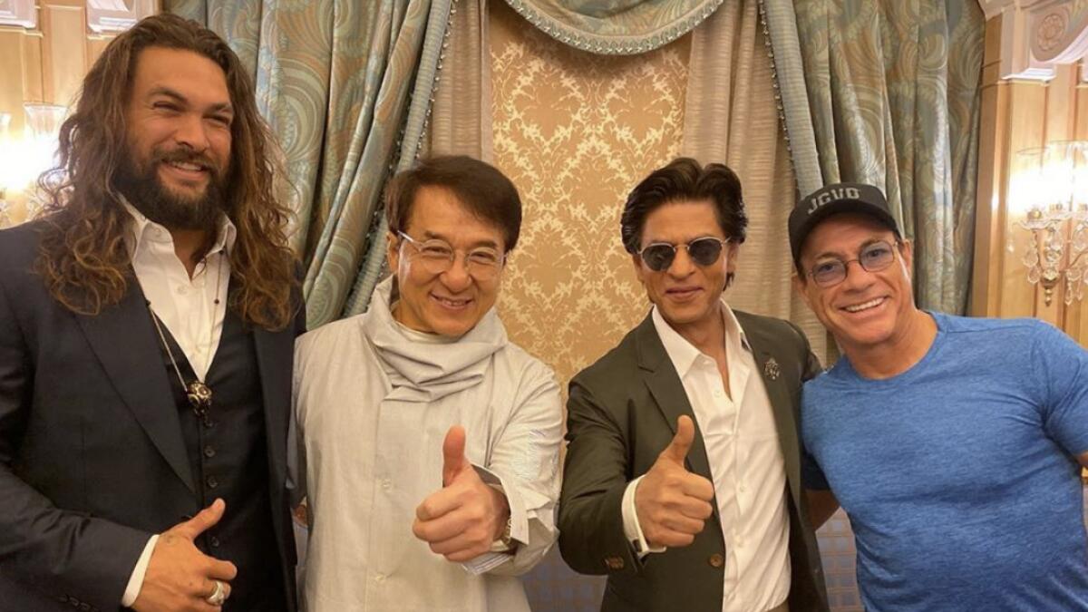 Shah Rukh Khan, Jackie Chan, Jason Mamoa, Jean Claude Van Damme, Joy forum, riyadh, Saudi Arabia