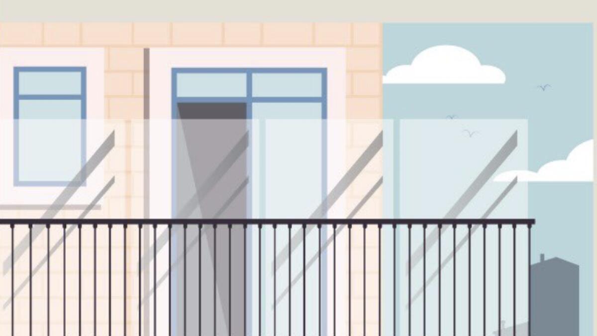 5. Think of installing an acrylic barrier on the balcony wall after obtaining the municipality’s permit.