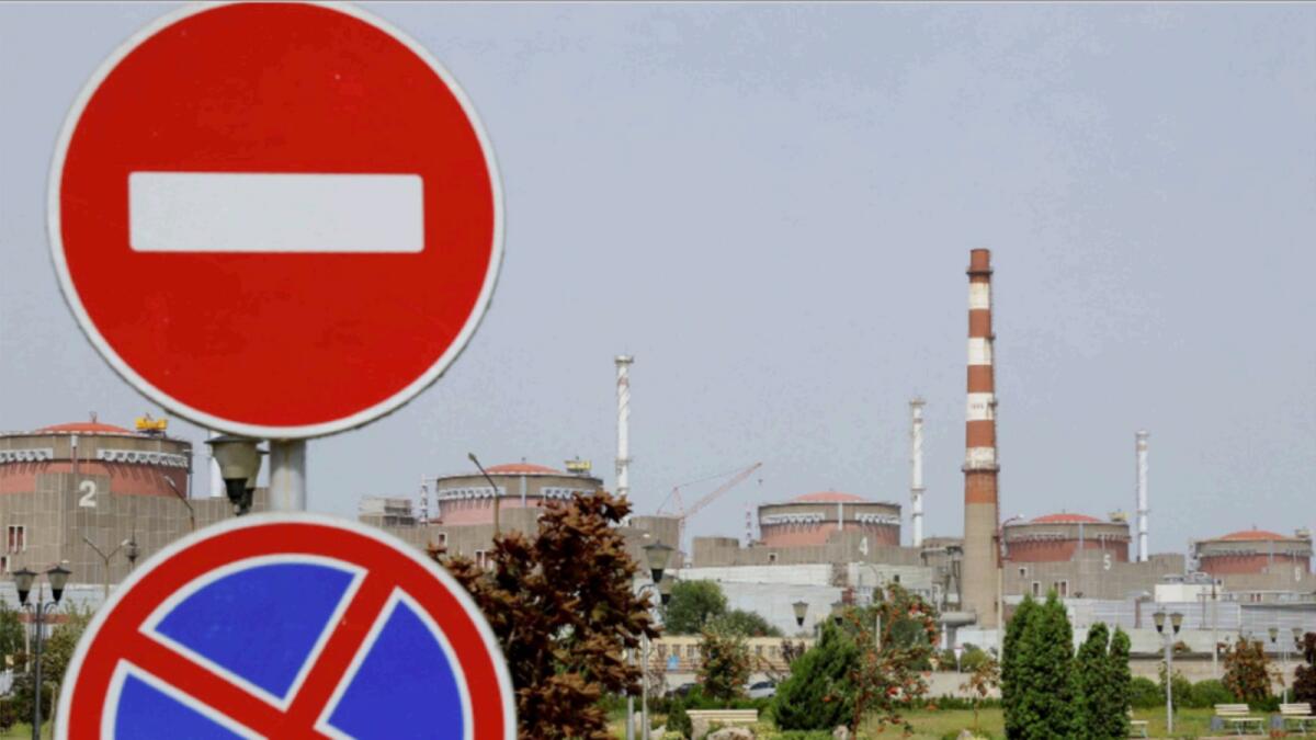 Zaporizhzhia nuclear plant. — Reuters