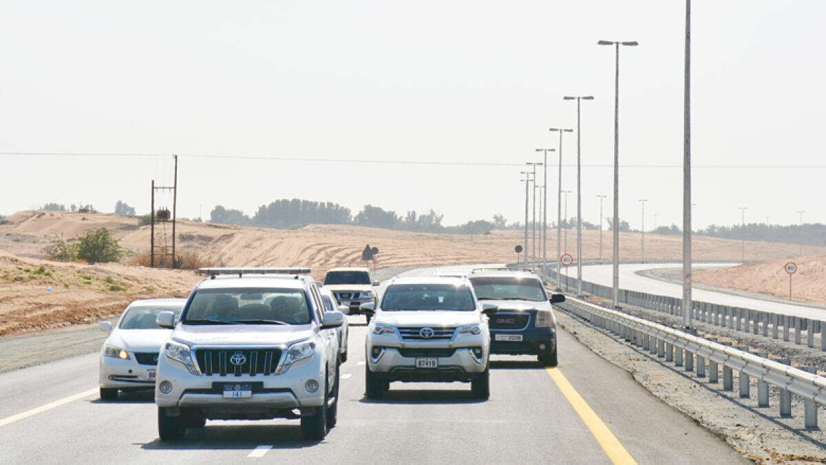 New Dh28-million road in Sharjah completed 