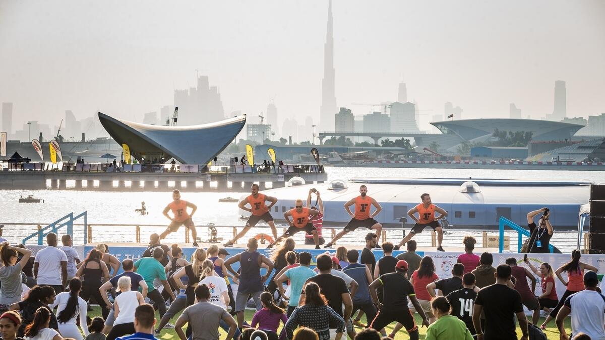 Dubai residents get into fitness mode