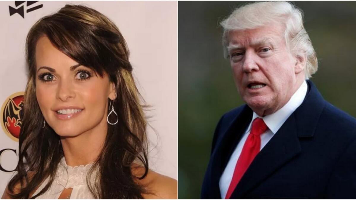 Trump tried to pay after being intimate: Ex-model