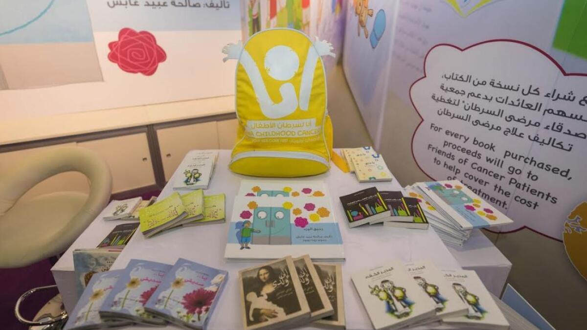 Raising awareness on childhood cancer at kids reading fest