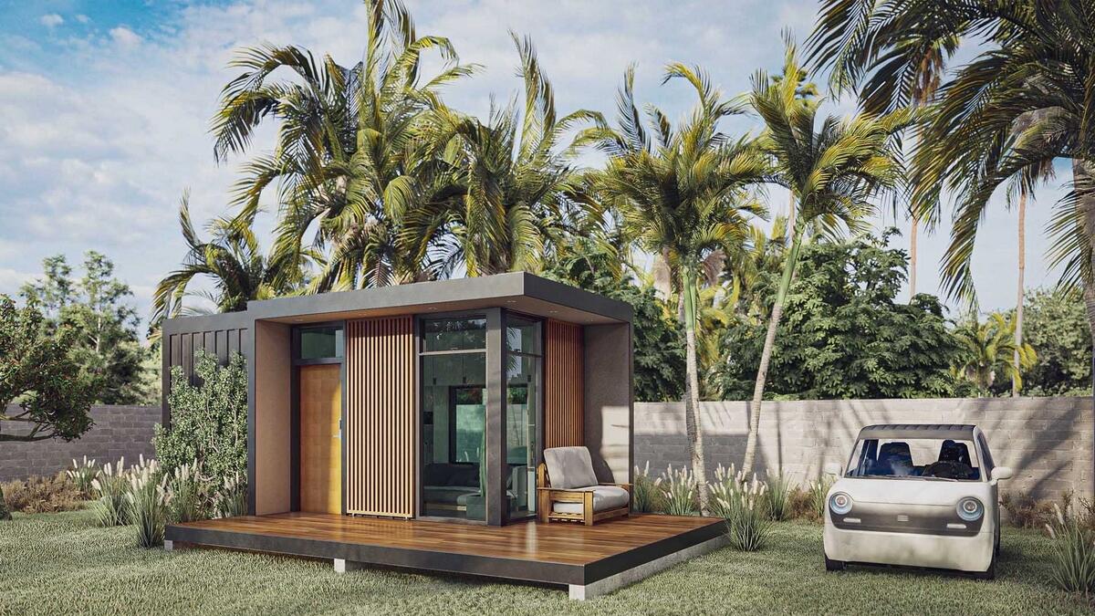 An iSmart modular home concept. The company says it has been receiving a lot of interest for their offerings.