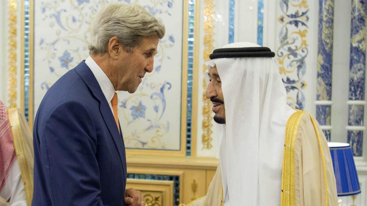 Kerry pushes for Yemen peace in Jeddah talks