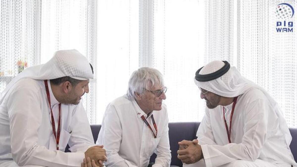 Mohammed bin Zayed receives F1 CEO