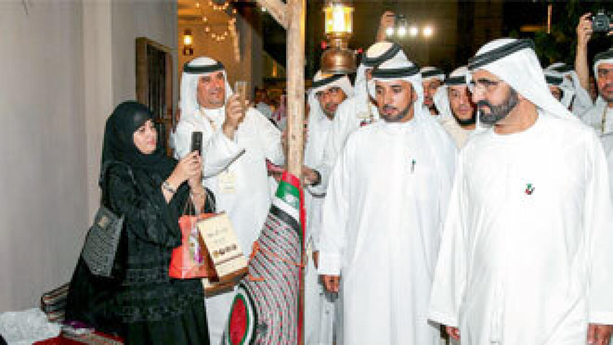 Shaikh Mohammed visits DWHC 2014