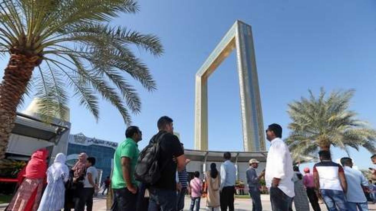 Residents flock to Dubai Frame as it opens to public
