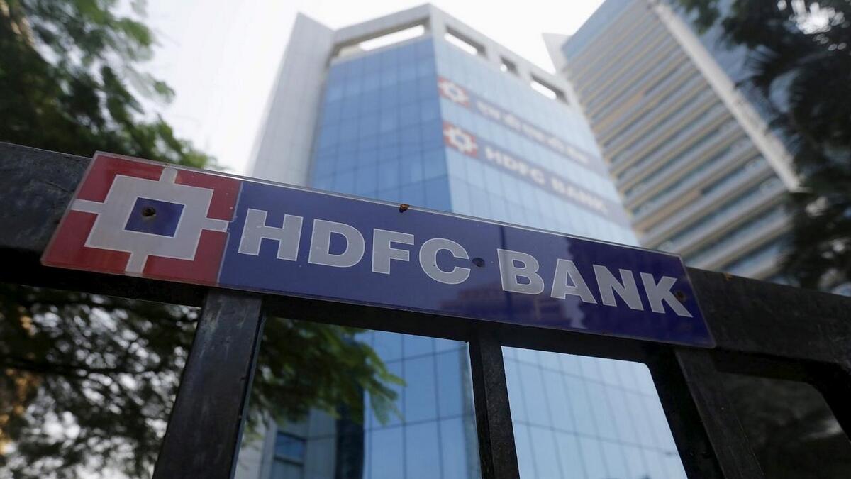 HDFC Bank jumped 3.4 per cent, its biggest intraday percentage rise since mid-June. - Reuters